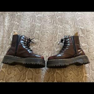 JADON BOOT SMOOTH LEATHER PLATFORMS